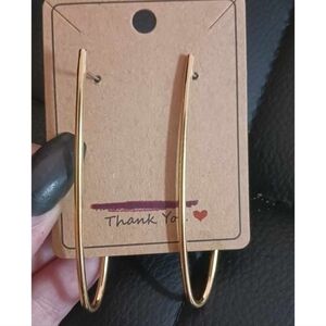 Gold earrings costume